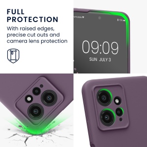 Husa Kwmobile pentru Xiaomi Redmi Note 12, Mov inchis, Silicon, KWM000018UL010C - Img 3
