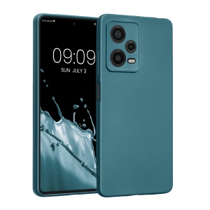 Husa Kwmobile pentru Xiaomi Redmi Note 12 Pro 5G, Albastru, Silicon, KWM000018CO006C - Img 1