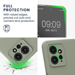 Husa Kwmobile pentru Xiaomi Redmi Note 12, Verde deschis, Silicon, KWM000018UL016C - Img 4