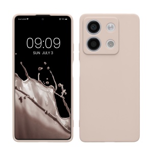 Husa Kwmobile pentru Xiaomi Redmi Note 13, Crem, Silicon, KWM000020LK002C - Img 1