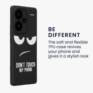 Husa Kwmobile pentru Xiaomi Redmi Note 13 Pro Plus 5G, Negru/Alb, Silicon, KWM000020NR001C - Img 4
