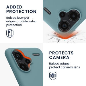 Husa Kwmobile pentru Xiaomi Redmi Note 13 Pro Plus 5G, Verde, Silicon, KWM000020KH007C - Img 4
