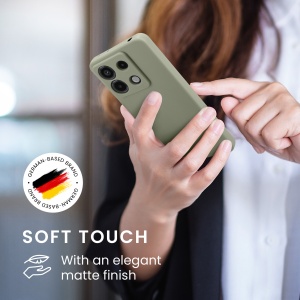 Husa Kwmobile pentru Xiaomi Redmi Note 13, Verde, Silicon, KWM000020LK003C - Img 4