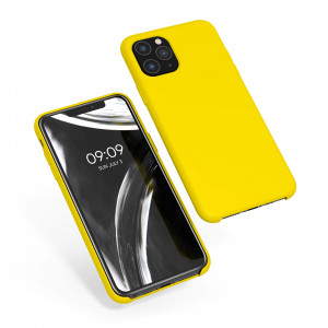 Husa pentru Apple iPhone 11 Pro, Silicon, Galben, 49726.163 - Img 2