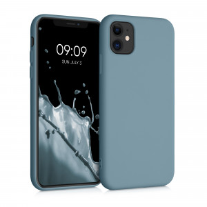 Husa pentru Apple iPhone 11, Silicon, Albastru, 50791.206, kwmobile - Img 1