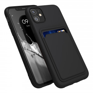 Husa pentru Apple iPhone 11, Silicon, Negru, 55114.01, kwmobile - Img 2