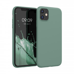 Husa pentru Apple iPhone 11, Silicon, Verde, 49787.166, kwmobile - Img 1