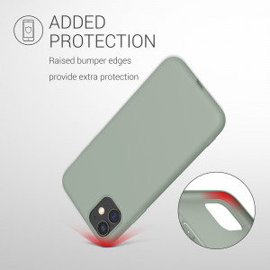 Husa pentru Apple iPhone 11, Silicon, Verde, 49787.172 - Img 7
