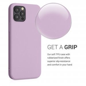 Husa pentru Apple iPhone 12 / iPhone 12 Pro, Silicon, Mov, 53844.140, kwmobile - Img 5