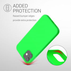 Husa pentru Apple iPhone 12 / iPhone 12 Pro, Silicon, Verde, 53939.44 - Img 7