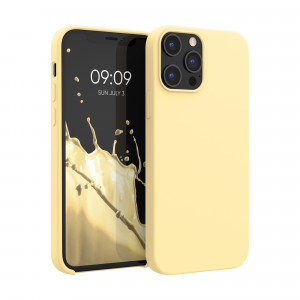 Husa pentru Apple iPhone 12 Pro Max, Silicon, Galben, 52644.158 - Img 1