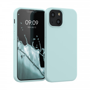 Husa pentru Apple iPhone 13 Mini, Silicon, Verde, 55877.71, kwmobile - Img 1