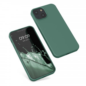 Husa pentru Apple iPhone 13 Mini, Silicon, Verde, 55931.166, kwmobile - Img 2
