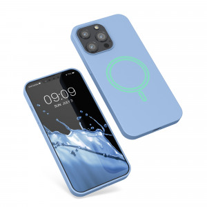Husa pentru Apple iPhone 13 Pro, Silicon, Albastru, 56560.58, kwmobile - Img 2