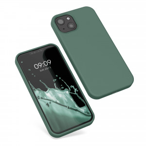 Husa pentru Apple iPhone 13, Silicon, Verde, 55878.166, kwmobile - Img 2