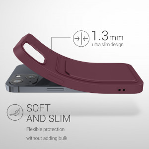 Husa pentru Apple iPhone 13, Silicon, Violet, 55955.190, kwmobile - Img 3