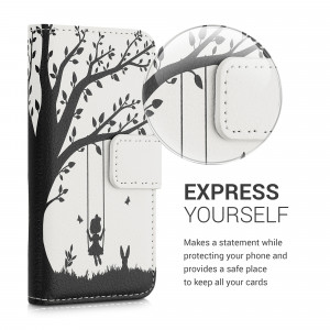 Husa pentru Apple iPhone 5s / iPhone SE, Piele ecologica, Multicolor, 20207.31, kwmobile - Img 3