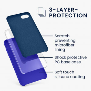 Husa pentru Apple iPhone 8 / iPhone 7 / iPhone SE 2, Silicon, Albastru, 40225.134 - Img 3