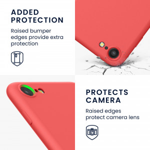 Husa pentru Apple iPhone 8 / iPhone 7 / iPhone SE 2, Silicon, Roz, 49979.141, kwmobile - Img 4