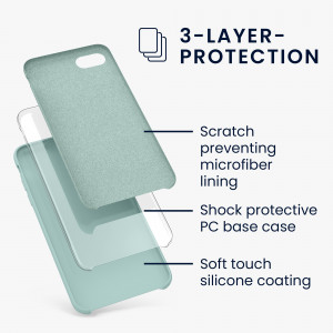 Husa pentru Apple iPhone 8 / iPhone 7 / iPhone SE 2, Silicon, Verde, 40225.71 - Img 3
