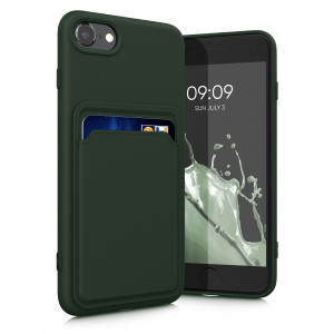 Husa pentru Apple iPhone 8 / iPhone 7 / iPhone SE 2, Silicon, Verde, 55117.80, kwmobile - Img 2