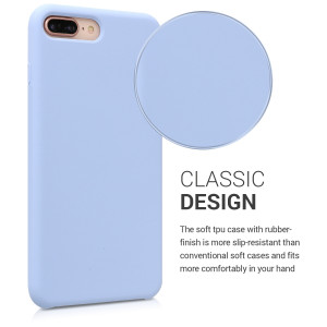 Husa pentru Apple iPhone 8 Plus / iPhone 7 Plus, Silicon, Albastru, 40842.58 - Img 4