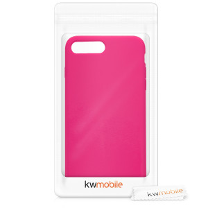 Husa pentru Apple iPhone 8 Plus / iPhone 7 Plus, Silicon, Roz, 40842.08 - Img 7