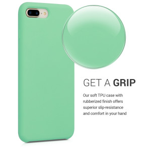 Husa pentru Apple iPhone 8 Plus / iPhone 7 Plus, Silicon, Verde, 40842.147 - Img 4