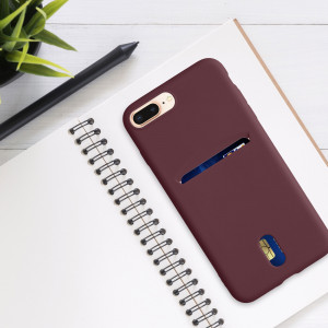 Husa pentru Apple iPhone 8 Plus / iPhone 7 Plus, Silicon, Violet, 49102.190, kwmobile - Img 3
