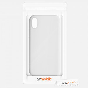 Husa pentru Apple iPhone X / iPhone XS, Silicon, Alb, 42492.02, kwmobile - Img 6