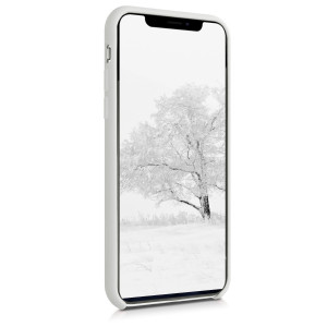Husa pentru Apple iPhone X / iPhone XS, Silicon, Alb, 46313.02 - Img 3