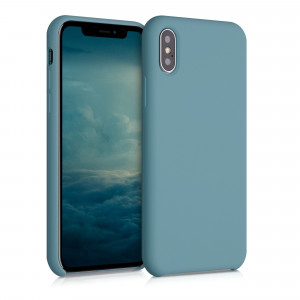 Husa pentru Apple iPhone X / iPhone XS, Silicon, Albastru, 42495.207 - Img 1