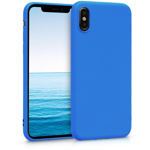 Husa pentru Apple iPhone X / iPhone XS, Silicon, Albastru, 43940.104 - Img 1