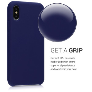Husa pentru Apple iPhone X / iPhone XS, Silicon, Albastru, 46313.182 - Img 4