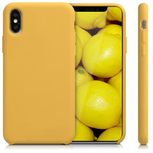 Husa pentru Apple iPhone X / iPhone XS, Silicon, Galben, 46313.143 - Img 2