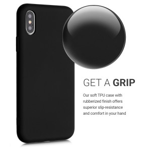 Husa pentru Apple iPhone X / iPhone XS, Silicon, Negru, 52975.47 - Img 5