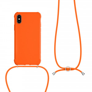 Husa pentru Apple iPhone X / iPhone XS, Silicon, Portocaliu, 49915.150, kwmobile - Img 2