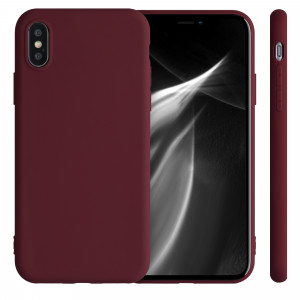 Husa pentru Apple iPhone X / iPhone XS, Silicon, Rosu, 42492.190 - Img 2