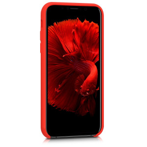 Husa pentru Apple iPhone X / iPhone XS, Silicon, Rosu, 42495.09 - Img 3