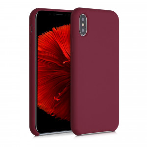 Husa pentru Apple iPhone X / iPhone XS, Silicon, Rosu, 42495.209 - Img 1