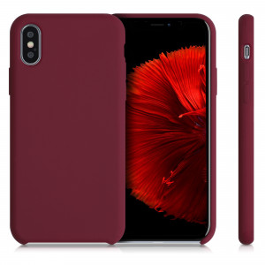 Husa pentru Apple iPhone X / iPhone XS, Silicon, Rosu, 42495.209 - Img 2