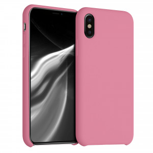 Husa pentru Apple iPhone X / iPhone XS, Silicon, Roz, 42495.212 - Img 1