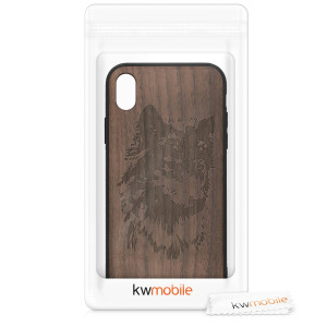 Husa pentru Apple iPhone XR, Lemn, Maro, 46748.04 - Img 7