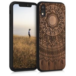 Husa pentru Apple iPhone XR, Lemn, Maro, 46748.05 - Img 1