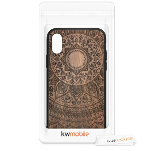 Husa pentru Apple iPhone XR, Lemn, Maro, 46748.05 - Img 6