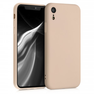 Husa pentru Apple iPhone XR, Silicon, Crem, 49983.154 - Img 1