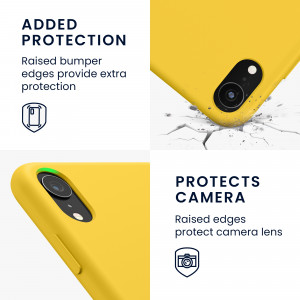 Husa pentru Apple iPhone XR, Silicon, Galben, 45910.143 - Img 4