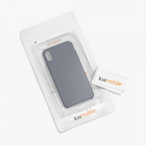 Husa pentru Apple iPhone XR, Silicon, Gri, 45910.155 - Img 8