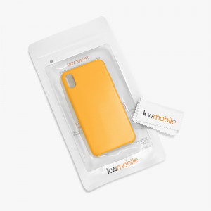 Husa pentru Apple iPhone XR, Silicon, Portocaliu, 45910.201 - Img 8