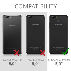 Husa pentru Blackview A7 Pro, Piele ecologica, Negru, 43717.01 - Img 6